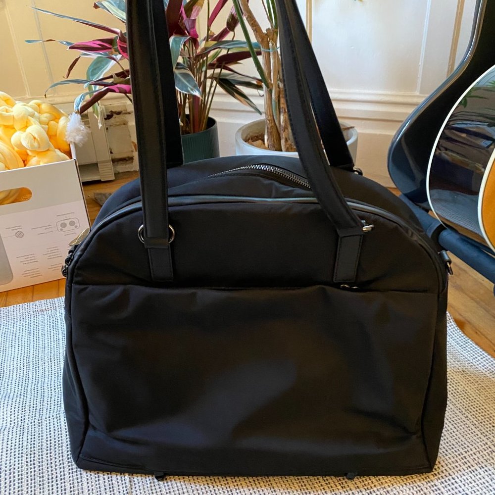 Lo & Sons - OG 2 - Nylon Bag (SILVER HARDWARE, BLACK)